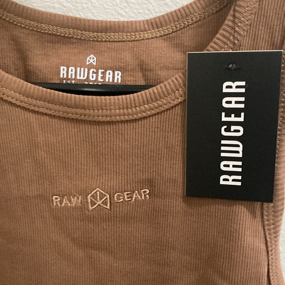 Brand new with tags. Women’s crop rib tee. Raw gear apparel. Factory bag - Picture 2 of 5